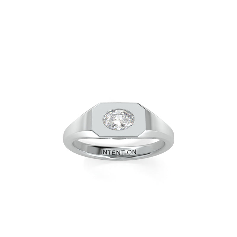 Intention Signet Ring - Oval