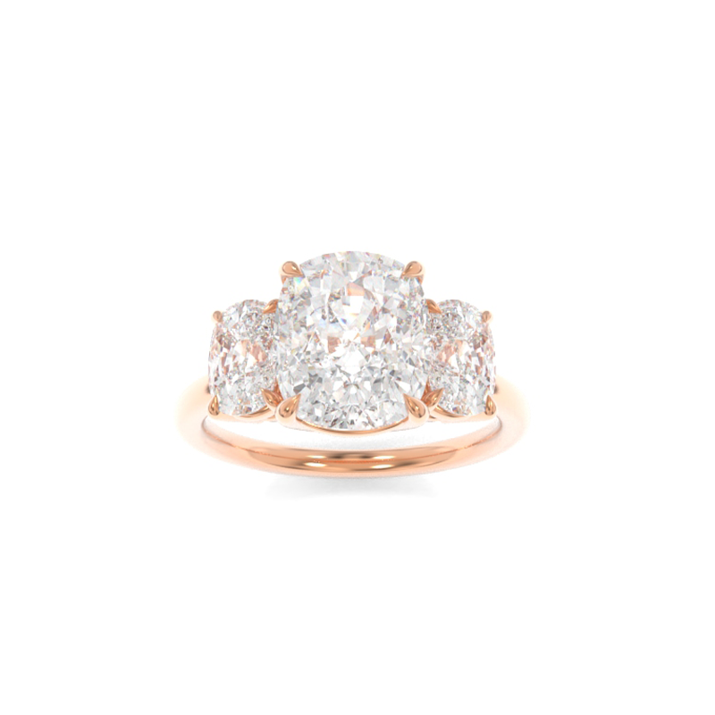 Samantha Solitaire Elongated Cushion