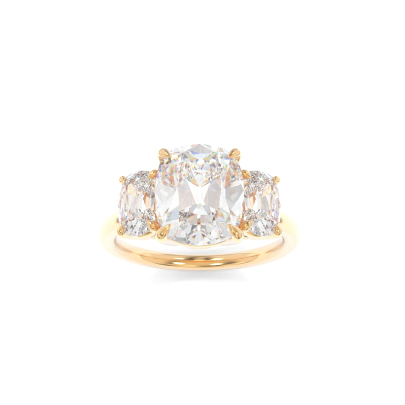 Samantha Solitaire Old Mine Cushion