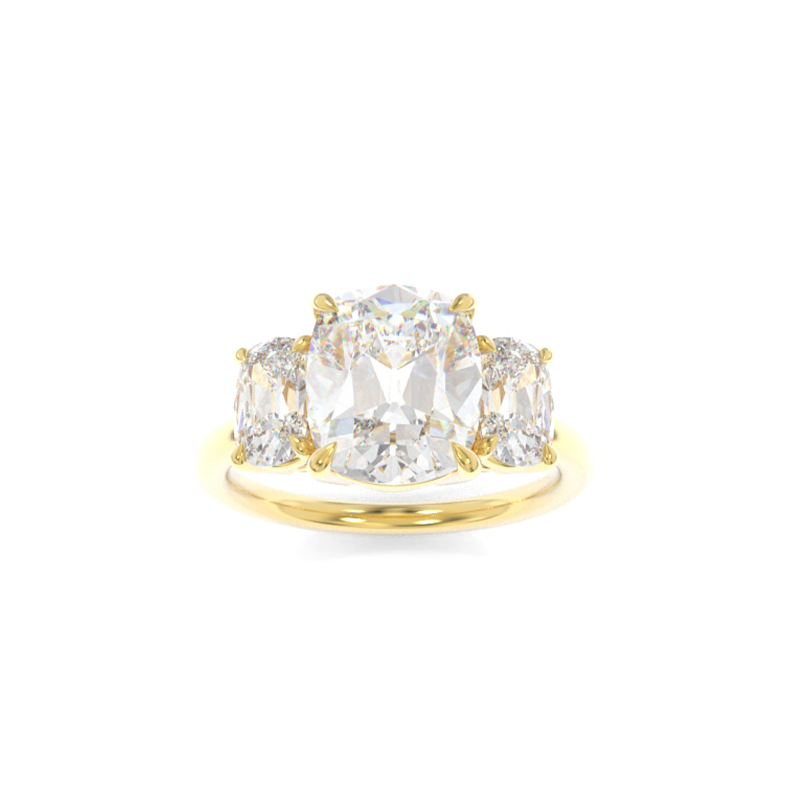 Samantha Solitaire Old Mine Cushion