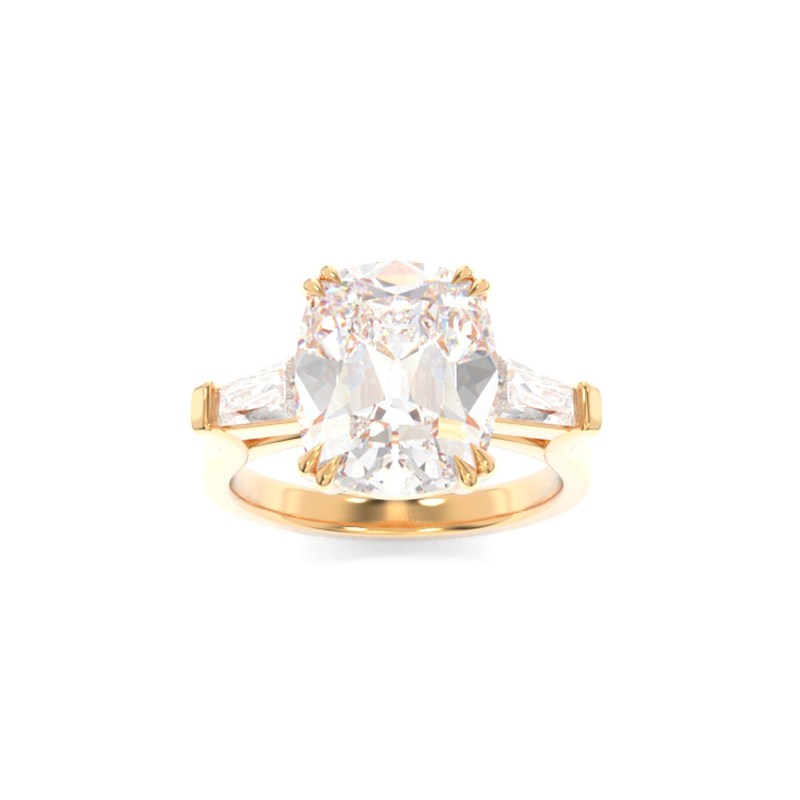 Scarlett Ring Old Mine Cushion