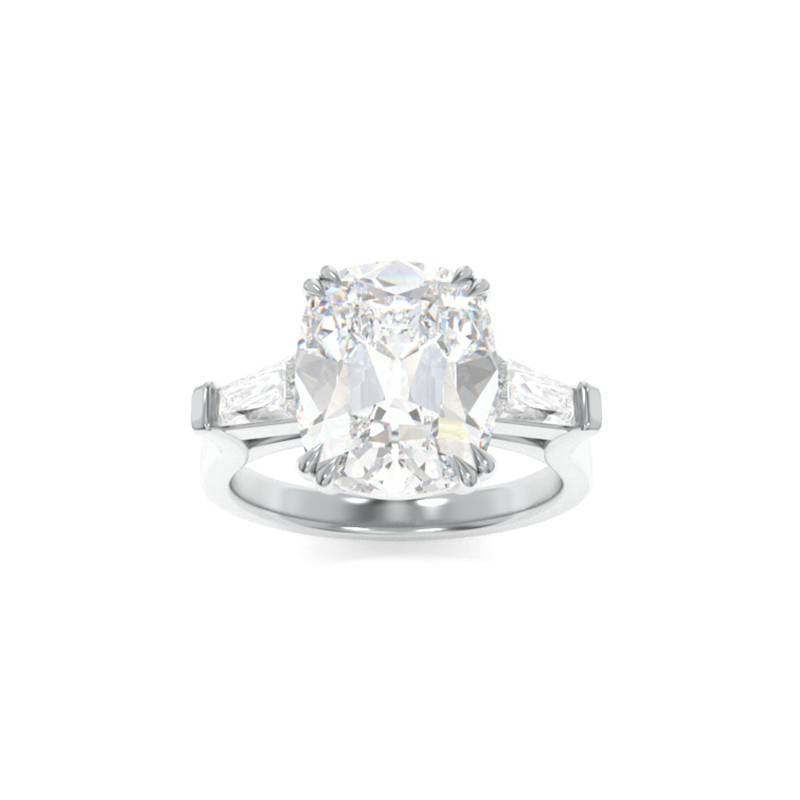 Scarlett Ring Old Mine Cushion