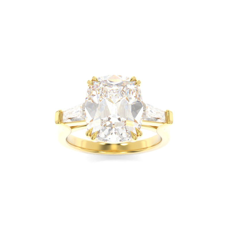 Scarlett Ring Old Mine Cushion