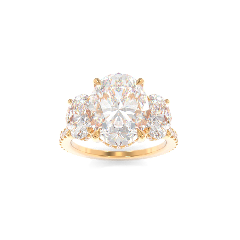 Unique 3 Stone Diamondaire Fashion Ring – The Diamondaire Shop